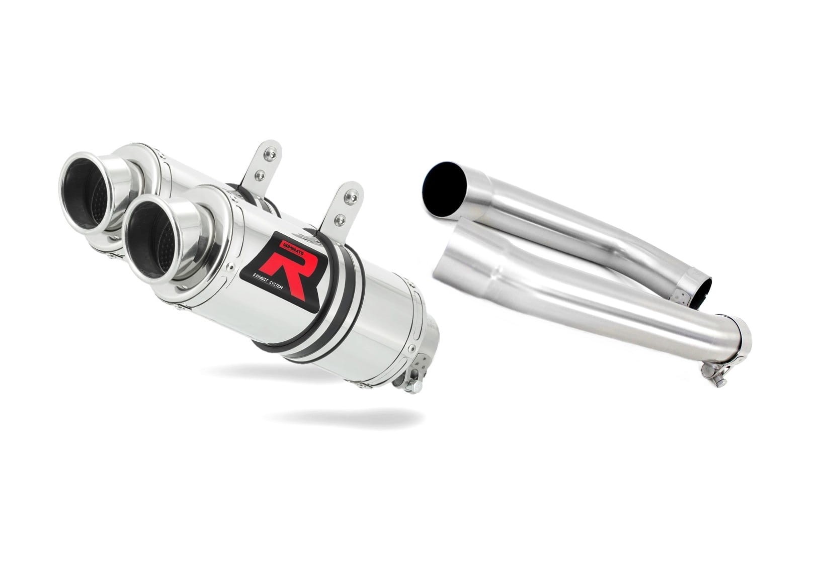 DOMINATOR Schalldämpfer Auspuff GP1 Für Honda VTR 1000F Firestorm 2002-2006 | Sportauspuff Aus Edelstahl