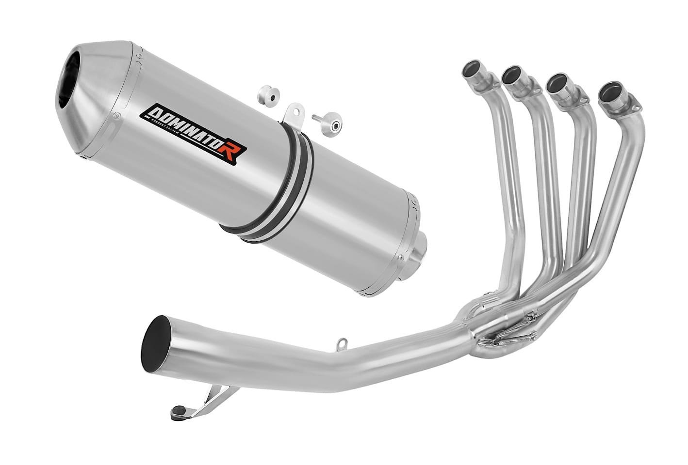 DOMINATOR Schalldämpfer Auspuff Für Suzuki GSF 1250 Bandit 2007-2016 - Sportlich, Satin-Finish, Inkl. DB-Killer