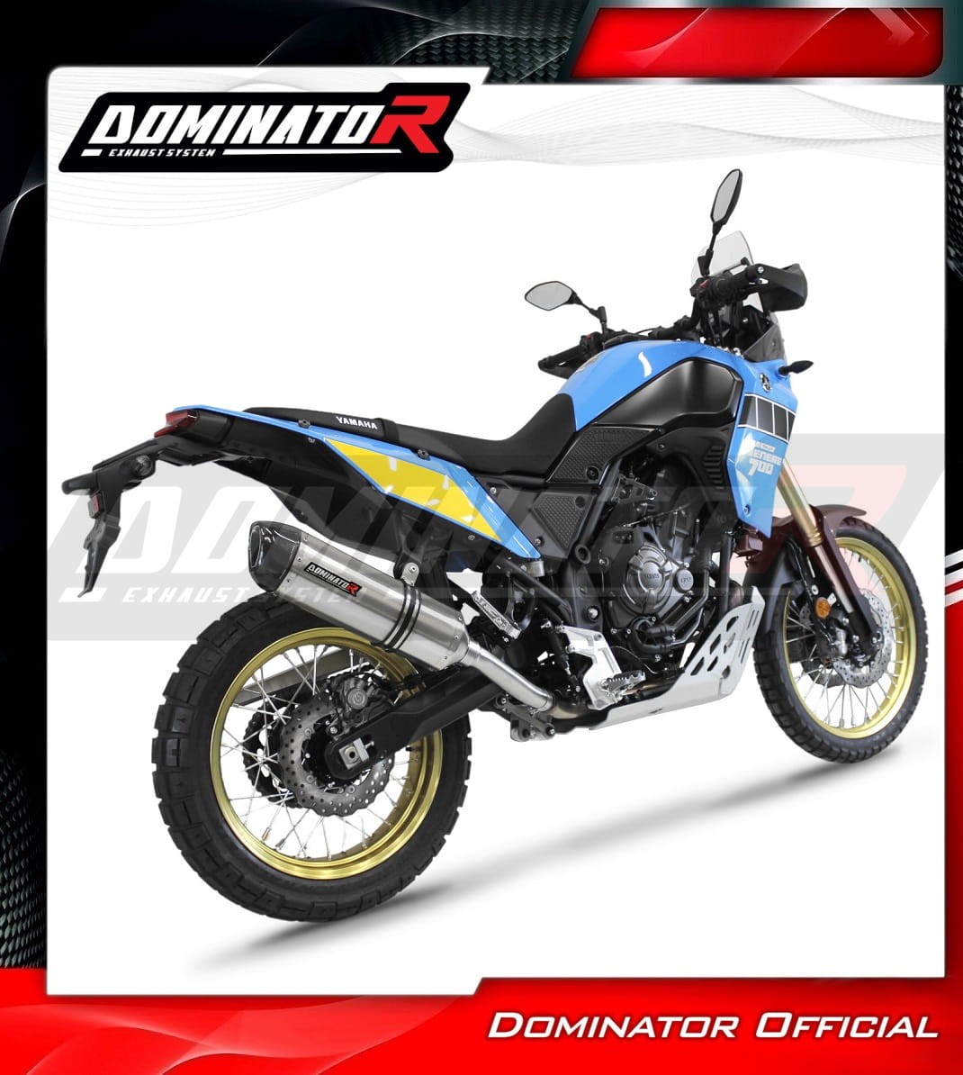DOMINATOR Terminale di Scarico Marmitta Silenziatore HP1 compatibile con ZX6R 1998-2002