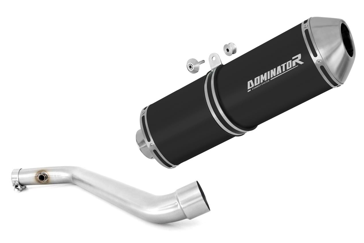 BMW R1150RT Exhaust Silencer Muffler OVR BLACK + dB killer Exhaust ...