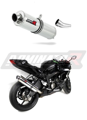 Fits To Kawasaki ZX6R 1998 - 2002 Exhaust Silencer Muffler OVR - View #2