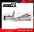 YZF R6 Exhaust YAMAHA Cat Eliminator Catalyst Catalytic Converter Linkpipe Decat Downpipe 2010 - 2016 DOMINATOR 1