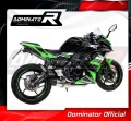 complete exhaust system with muffler DOMINATOR Full System HP1 fits to Kawasaki NINJA 650 2017  2022 3