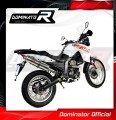 exhaust muffler DOMINATOR ROUND fits to Derbi Terra Adventure 125 2008  2015 3