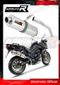 TIGER 800 XC XR XRX XCX XRT XCA EXHAUST Triumph Muffler Auspuff Sportauspuff Silencer Echappement Silencieux Scarico Scarichi Escape Wydech Tłumik OVAL 2015 - 2017 DOMINATOR