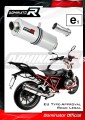 exhaust muffler DOMINATOR homologated road legal OVAL fits to R1200R 2015  2018 3
