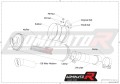 exhaust muffler DOMINATOR homologated road legal OVAL fits to R1200R 2015  2018 5