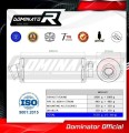 exhaust muffler DOMINATOR homologated road legal ROUND fits to DL 1000 VSTROM 2002  2012 2