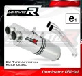 exhaust muffler DOMINATOR homologated road legal OVAL fits to DL 1000 VSTROM 2002  2012