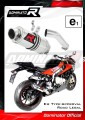 S1000RR Exhaust BMW Homologated EC Type approval  Street legal Approval Certificate Muffler Auspuff Sportauspuff Silencer Echappement Silencieux Scarico Scarichi Escape Wydech Tłumik GP 1 2015 - 2016 Dominator