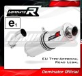 exhaust muffler DOMINATOR homologated road legal ROUND fits to F800GS 2008  2017