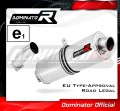 exhaust muffler DOMINATOR homologated road legal OVAL fits to F800R 2009  2019