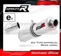 F800S Exhaust BMW Homologated EC Type approval  Street legal Approval Certificate Muffler Auspuff Sportauspuff Silencer Echappement Silencieux Scarico Scarichi Escape Wydech Tłumik ROUND 2006 - 2012 Dominator