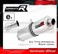exhaust muffler DOMINATOR homologated road legal OVAL fits to F800S 2006  2012