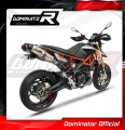exhaust muffler DOMINATOR HP1 fits to Aprilia DORSODURO 900 2017  2020 7