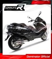 exhaust muffler DOMINATOR ROUND fits to Piaggio X10 125 2012  2016 3