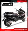 X10 125 EXHAUST Piaggio Muffler Auspuff Sportauspuff Silencer Echappement Silencieux Scarico Scarichi Escape Wydech Tłumik OVAL  2012 - 2016 DOMINATOR 2