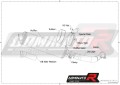 exhaust muffler DOMINATOR homologated road legal ROUND fits to VERSYS 1000 2019  2024 6