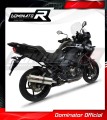 exhaust muffler DOMINATOR homologated road legal OVAL fits to VERSYS 1000 2019  2024 3
