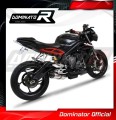 exhaust muffler DOMINATOR HP2 fits to Triumph STREET TRIPLE 765 S R RS 2017  2019 3
