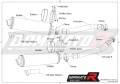 exhaust muffler DOMINATOR homologated road legal OVAL fits to Z1000 2003  2006 4