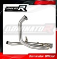 decat mid muffler DOMINATOR Mid Pipe fits to SV 650 2016  2023