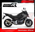 NC 700 750 X EXHAUST Honda Muffler Auspuff Sportauspuff Silencer Echappement Silencieux Scarico Scarichi Escape Wydech Tłumik HP1 Carbon End Cap 2012 - 2020 Dominator 3