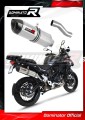 TRK 502X EXHAUST Benelli Muffler Auspuff Sportauspuff Silencer Echappement Silencieux Scarico Scarichi Escape Wydech Tłumik Carbon End Cap HP1 2018 - 2021 Dominator