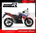 complete exhaust system with muffler DOMINATOR Full System HP3 fits to Honda CBR 150 R 2011  2016 4