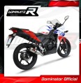 complete exhaust system with muffler DOMINATOR Full System GP fits to Honda CBR 150 R 2011  2016 3