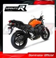 exhaust muffler DOMINATOR GP1 BLACK fits to Yamaha FZ6 2004  2010 3