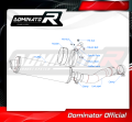 Yamaha FZ1 FAZER 1000 2006 - 2015 wydech Tłumik OV + dB killer medium
