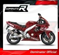 YZF 600 R Thundercat Homologated ECE Type approval - Street legal EXHAUST Yamaha Muffler Auspuff Sportauspuff Silencer Echappement Silencieux Scarico Scarichi Escape Wydech Tłumik HP1 Carbon End Cap 1996 - 2006 DOMINATOR 3