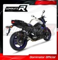 FZ 8 N / FZ8 S FAZER EXHAUST Yamaha Muffler Auspuff Sportauspuff Silencer Echappement Silencieux Scarico Scarichi Escape Wydech Tłumik Carbon End Cap HP1 Black 2010 - 2016 DOMINATOR 2