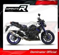 exhaust muffler DOMINATOR homologated road legal OVAL fits to FZ 8 N / FZ8 S FAZER 2010  2016 5