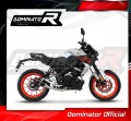 complete exhaust system with muffler DOMINATOR Full System GP BLACK fits to Yamaha MT 125 2020  2
