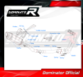 MT-09 2021 - 2022 EXHAUST Yamaha Full System Muffler Auspuff Sportauspuff Silencer Echappement Silencieux Scarico Scarichi Escape Collector Manifold Wydech Tłumik HP5 DOMINATOR 6