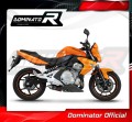 exhaust muffler DOMINATOR GP1 BLACK fits to Kawasaki ER  6 N / F 650 2009  2011 2