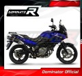 exhaust muffler DOMINATOR HP1 BLACK fits to Suzuki DL 650 VStrom 2004  2006 2