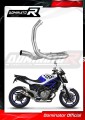 decat mid muffler DOMINATOR Mid Pipe fits to SUZUKI SFV 650 GLADIUS 2009  2015