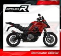 exhaust muffler DOMINATOR HP3 BLACK fits to Ducati Multistrada 1200 Enduro 2016  2018 2