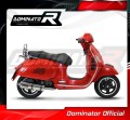 wydech tłumik DOMINATOR Owalny pasujący do motocykla Piaggio Vespa GTS 125 2007 - 2012 4