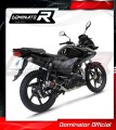 kompletny układ wydechowy z tłumikiem DOMINATOR Full System GP1 CZARNY pasujący do motocykla Honda CBF 125 2009 - 2014