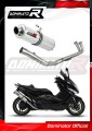kompletny układ wydechowy z tłumikiem DOMINATOR Full System Okrągły pasujący do motocykla Yamaha T-MAX 500 2008 - 2011