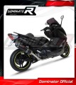 Yamaha T-MAX 500 Full  Exhaust System  Muffler Auspuff Sportauspuff Silencer Echappement Silencieux Scarico Scarichi Escape Collector Manifold Wydech Tłumik HP1 BLACK DOMINATOR 2