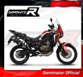 Honda CRF 1000L Africa Twin 2015 -2017  motorcycle Exhaust Muffler Auspuff Sportauspuff Silencer Echappement Silencieux Scarico Scarichi Escape Wydech Tłumik HP7 BLACK  Dominator 3