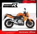 ER-6N ER-6F 650 EXHAUST Kawasaki Muffler Auspuff Sportauspuff Silencer Echappement Silencieux Scarico Scarichi Escape Wydech Tłumik OVAL 2006 - 2008 Dominator 3