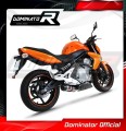ER-6N ER-6F 650 EXHAUST Kawasaki Muffler Auspuff Sportauspuff Silencer Echappement Silencieux Scarico Scarichi Escape Wydech Tłumik Carbon Tip HP2 2009 - 2011 Dominator 2