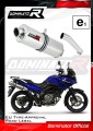 exhaust muffler DOMINATOR homologated road legal OVAL fits to DL 650 VSTROM 2004  2006
