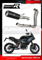 complete exhaust system with muffler DOMINATOR Full System GP BLACK fits to BMW F900XR 2020  2026